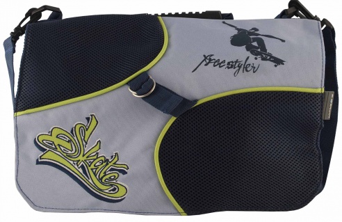 Сумка молодежная, SKATE, 37,5х27,5х6см, с лямкой, полиэстер