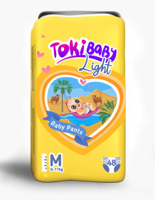 Подгузн.-трусики TokiBaby --3-- 6-11кг. 48шт. Light M 2180