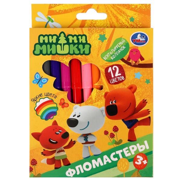 Фломастеры 12цв. Умка Ми-ми-мишки