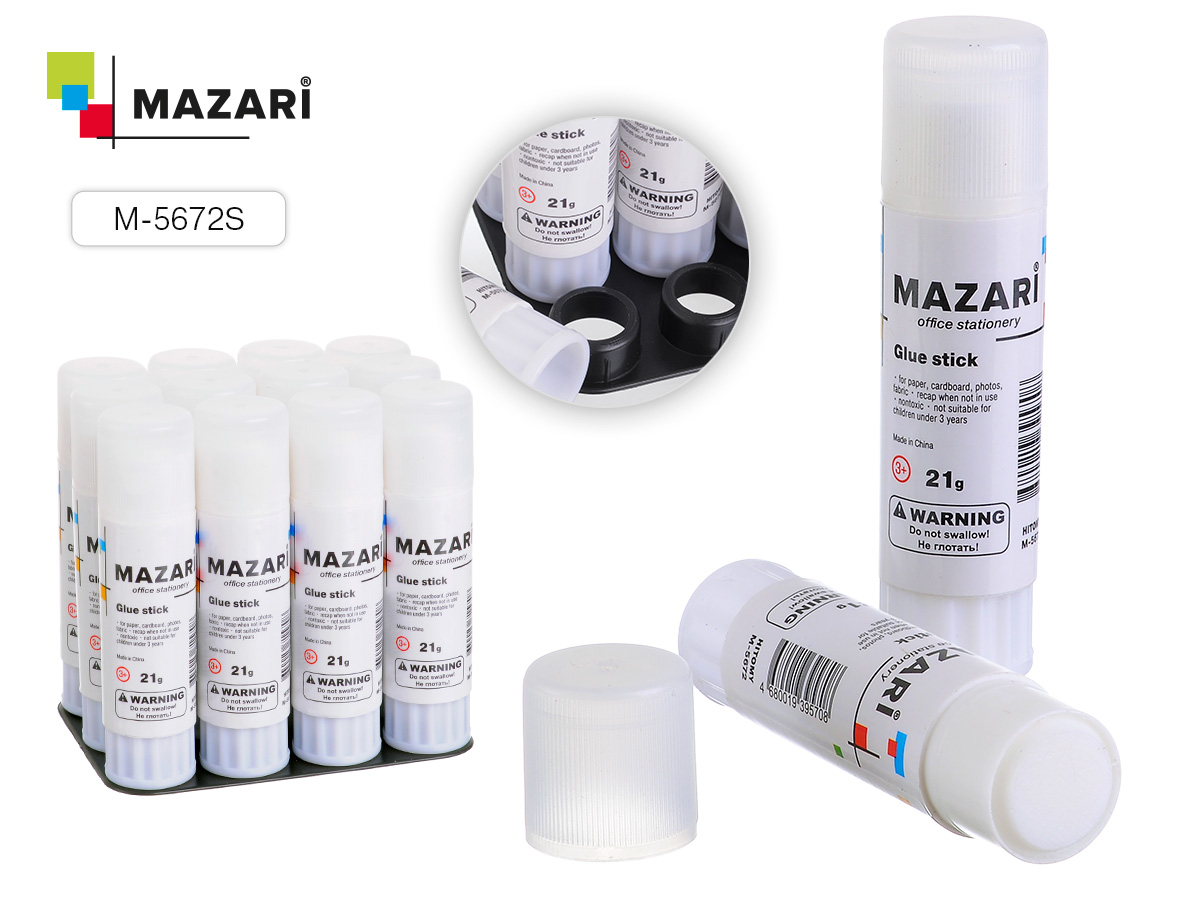 Клей карандаш 21 гр. Mazari Hitomy (24)