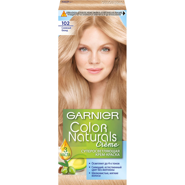 Краска д/волос Garnier Color Naturals 102 Снежный блонд