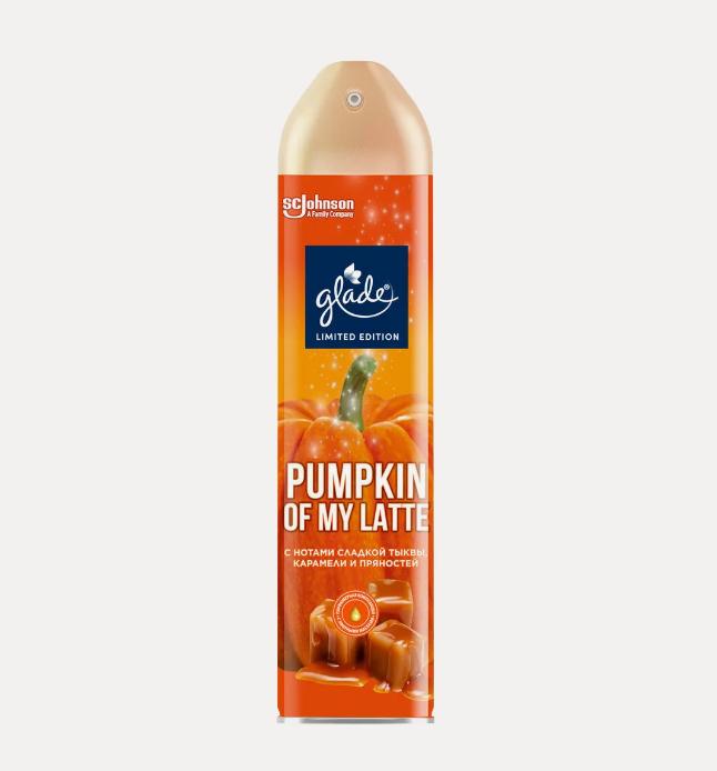 Освежитель воздуха Glade 300мл. PUMPKIN OF MY LATTE (12)