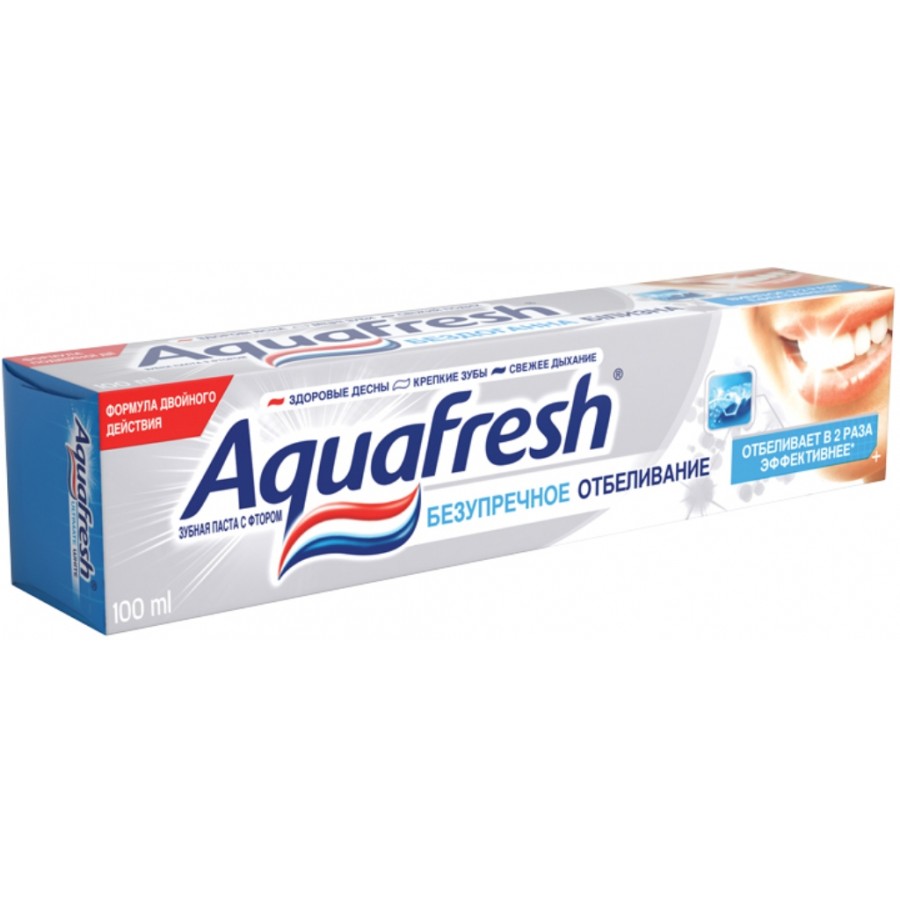 Зубн.паста Aquafresh 100мл. Безупречное отбеливание (12)