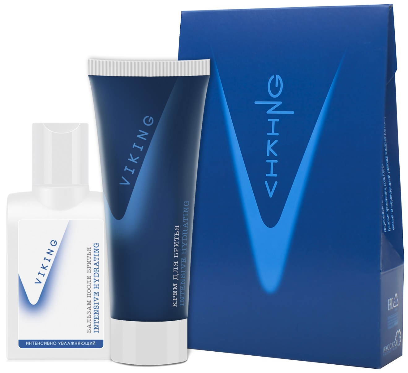 ПН/МУЖ. Викинг Intensive Hydrating (Крем д/бритья+Бальзам п/бритья)