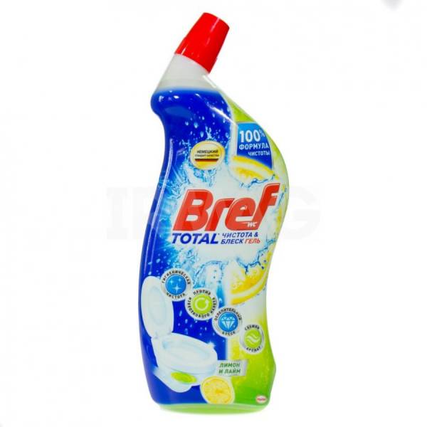 Ср-во Bref 700мл. Чистота и блеск Лимон и лайм