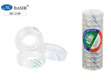 Скотч 12*33 Basir (уп.12)