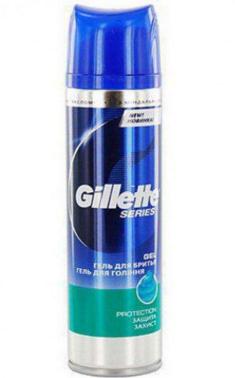 Гель д/бритья Gillette 200мл. Series Protection Защита