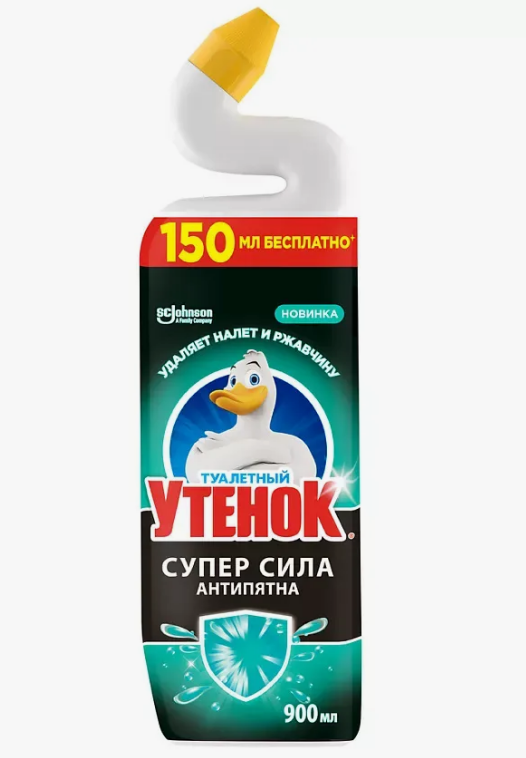 Ср-во Туалетный утенок 900мл. д/туалета Антипятна (12)
