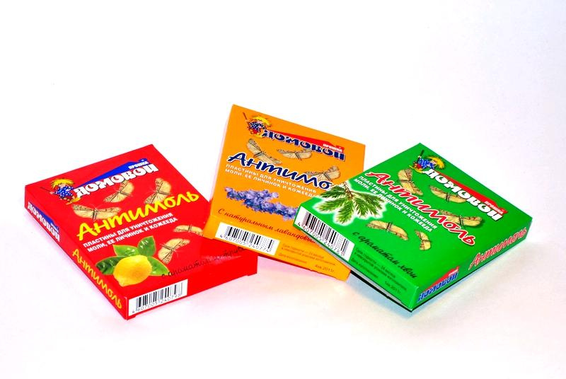 От моли пластины Домовой Антимоль пластины в коробочке 8шт. Цитрус