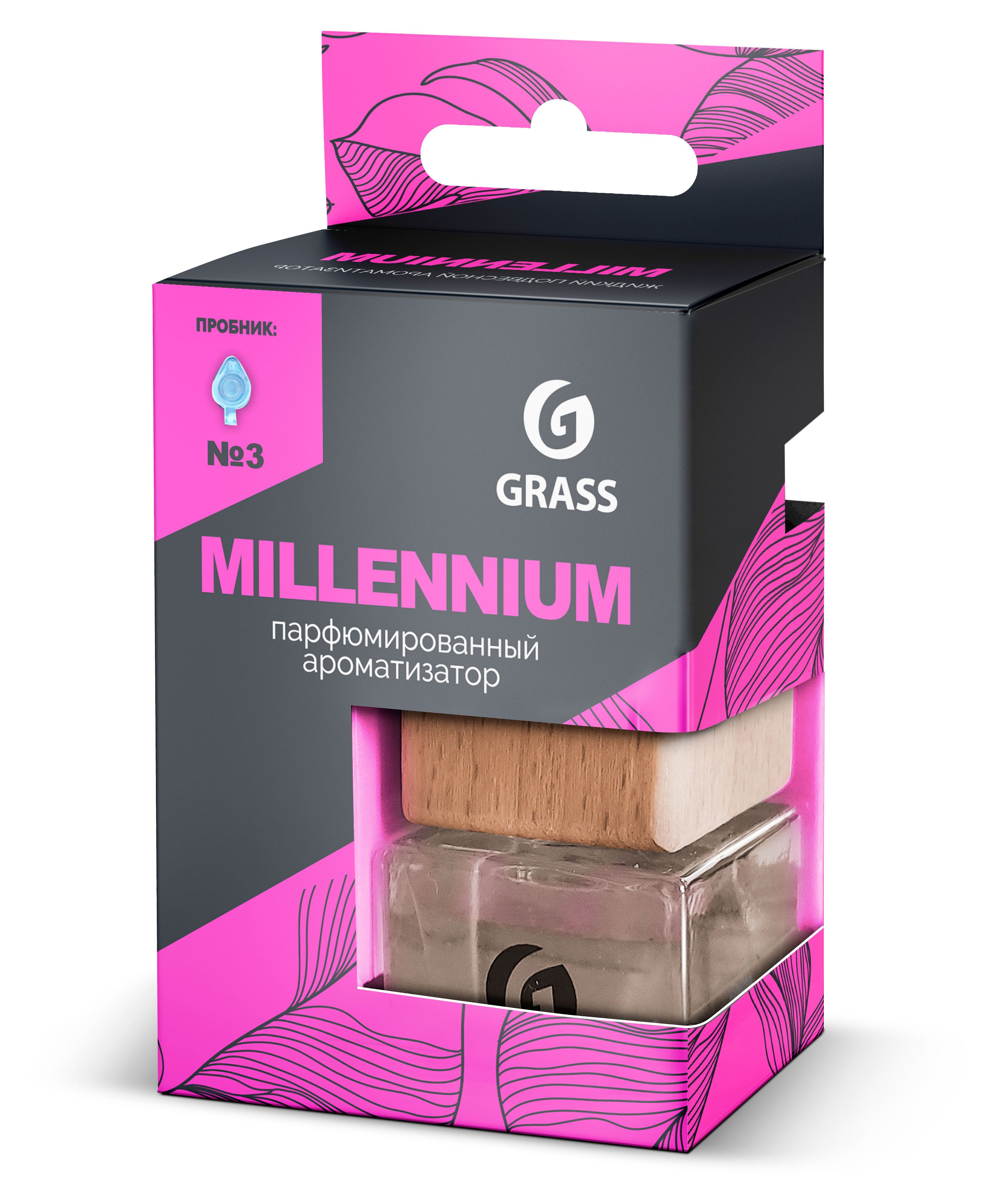 Ароматизатор автомобильный Grass жидкий Millennium