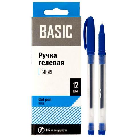Ручка гел. черная Basic 0,5мм трехгран. (уп.12шт.)