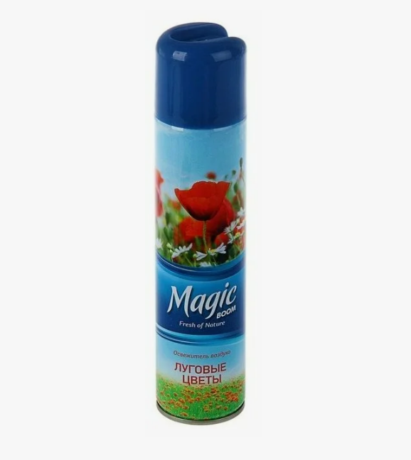 Освежитель воздуха Magic boom 300мл. Луговые цветы (12)