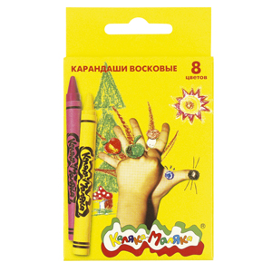 Набор воск.мелков 8цв. Каляка-Маляка (24)
