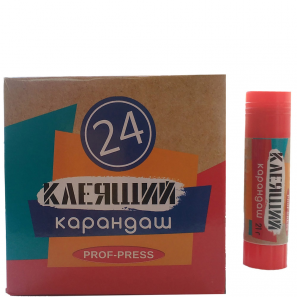 Клей карандаш 21 гр. ПрофПресс (24)