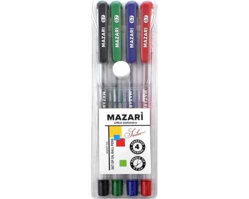 Набор шар. ручек 4цв. Mazari Sailor