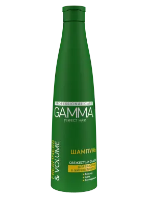 Шампунь Gamma Perfect Hair 350мл. Свежесть и объем (6)