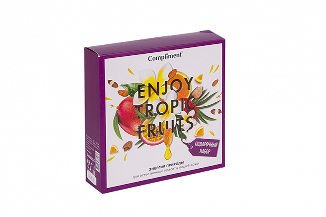 ПН/ЖЕН. Compliment Enjoy Tropic Fruits (Гель/душ 200мл+Крем д/лица 80мл)