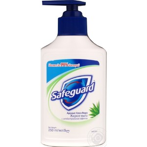 Мыло жидк. Safeguard 225мл. Алоэ