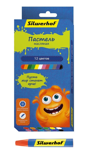 Пастель Silwerhof Джинсовая коллекци12цв. масляная