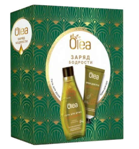 ПН/ЖЕН. OLEA Заряд бодр (Гель д/душа 300 мл+Крем д/рук 50мл.) (6)
