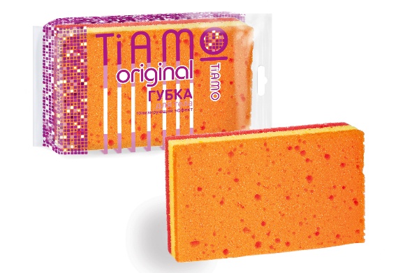 Губка для тела Акцент Tiamo Original "Оригинал" поролон