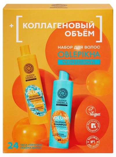 ПН/ЖЕН. Oblepikha (шампунь 280мл.+бальзам 280мл.)
