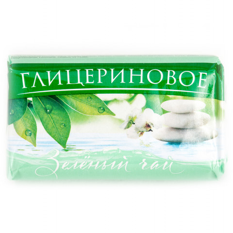 Мыло НМЖК 100г. Глицериновое Зеленый чай***