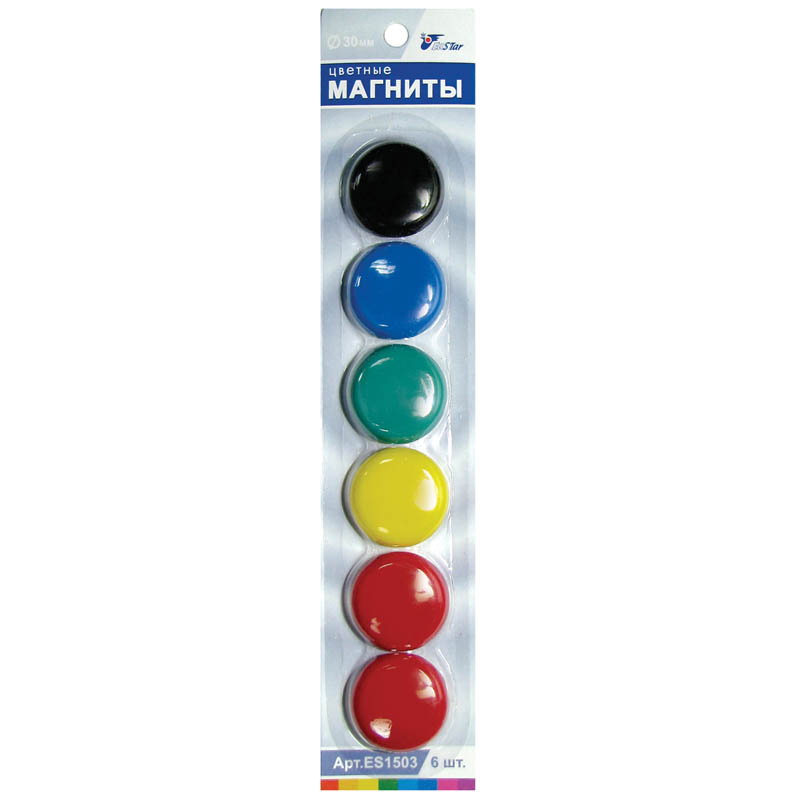 Магниты 4 см (6шт)  2N