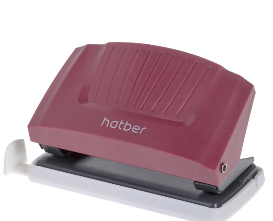 Дырокол 12л. Hatber Energy с линейкой (12/96)