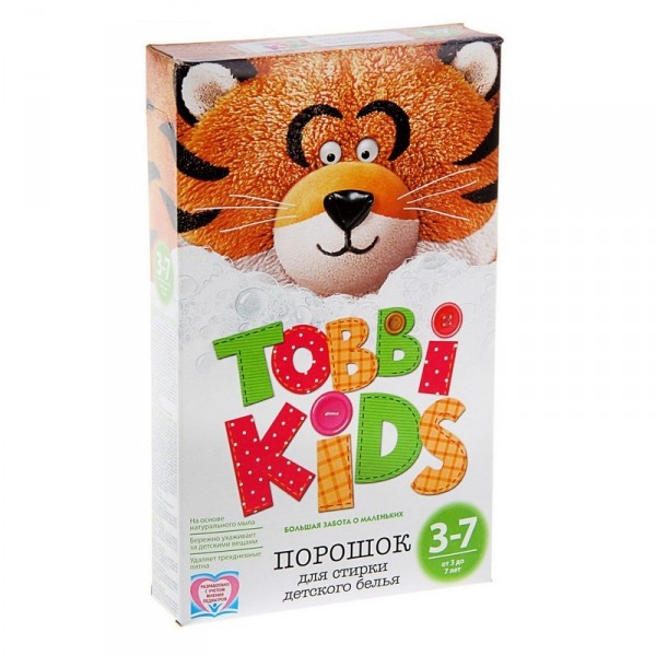 Стир.порошок Tobbi kids  авт. 400г. 3-7 (24)