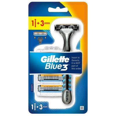 Станки Gillette Blue III с 3 кассетами