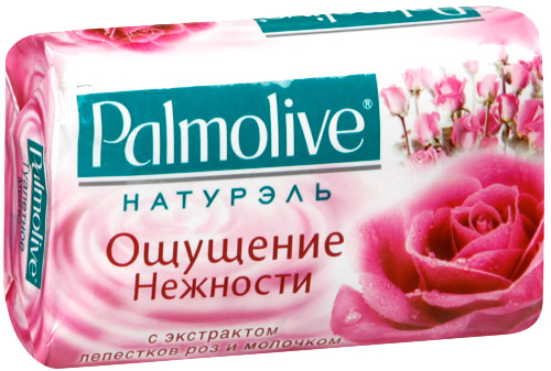 Мыло Палмолив 90г. Ощущение нежности. Молоко и роза (уп.6) (72)