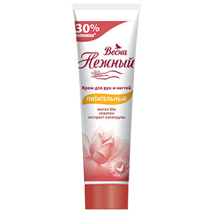 Крем Весна 100мл. д/рук Нежный Питательный 2293 (36)**