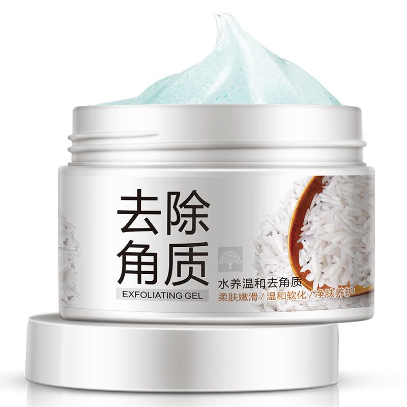 Гель BioAqua 140г. д/лица скатка Rice Brightening & Exfoliating