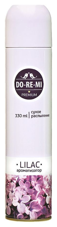 Освежитель воздуха До-Ре-Ми Премиум 330мл. Сирень (12)