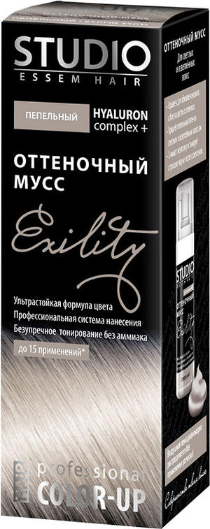 Оттеночный мусс Studio 150мл. Пепельный