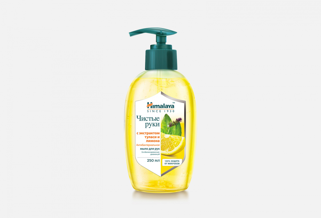 Мыло жидк. Himalaya Herbals 250мл. антибак. с экс.туласи и лимона