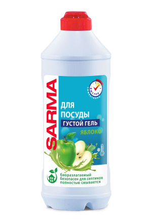 ЖМС Сарма 500мл. гель Яблоко (20)