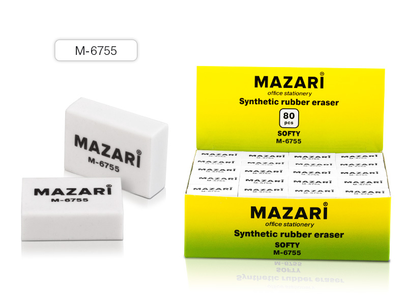 Ластик Mazari Softy 25*18мм (уп.80)