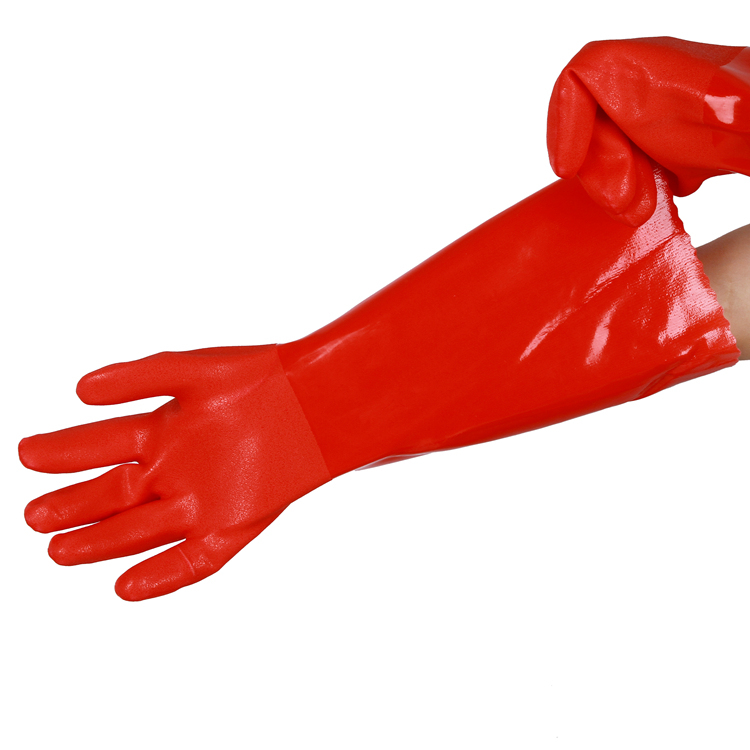 Перчатки хоз. силиконовые удлинненные зима