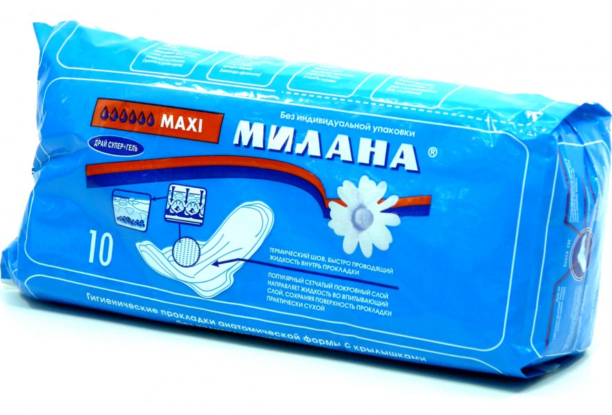 Прокладки МИЛАНА Макси драй +гель 10шт. (30)