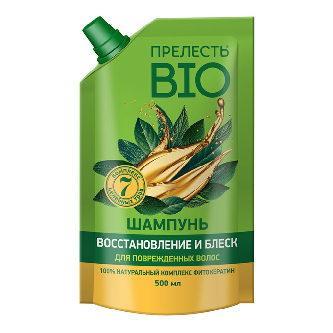Шампунь Прелесть Био 500мл. Фитокератин Дой-пак