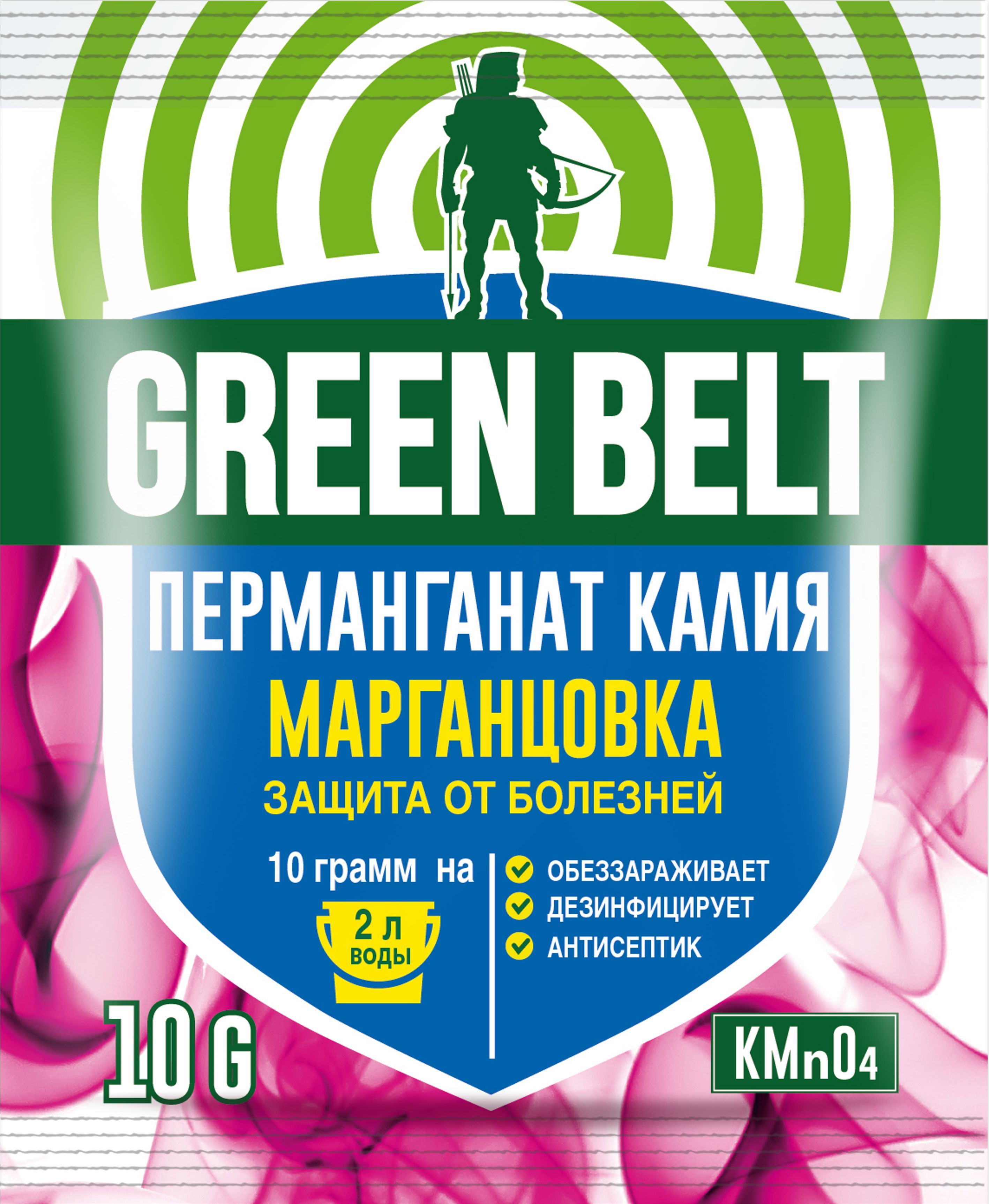 Перманганат калия (марганцовка) 10г. Грин Бэлт