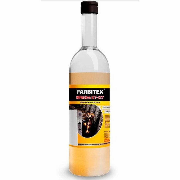 Краска БТ-177 FARBITEX БРОНЗА 0,5кг