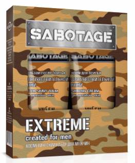 ПН/МУЖ. Вилсен SABOTAGE EXTREME (Крем д/бритья д/чув.к.+Бальз. после бритья)
