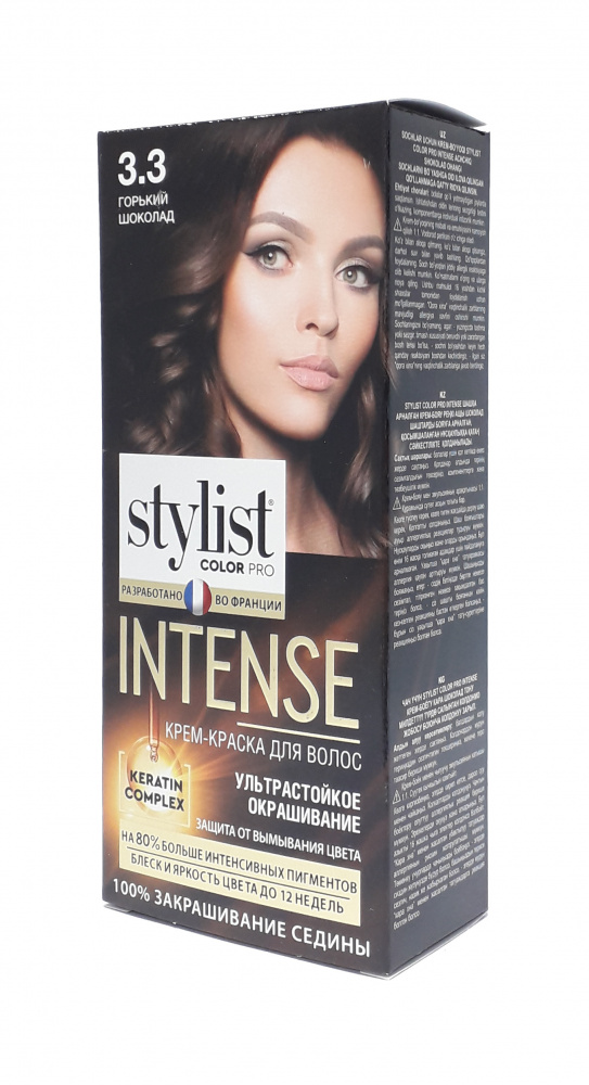 Краска д/волос STYLIST COLOR PRO INTENSE 3.3 Горький шоколад (17)