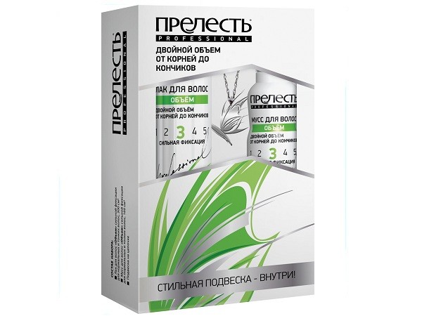 ПН/ЖЕН. Прелесть Prof Двойной объем (лак, мусс, подвеска)