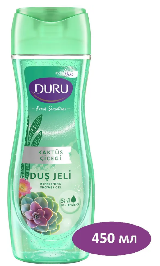 Гель для душа Дуру 450мл. Цветок кактуса