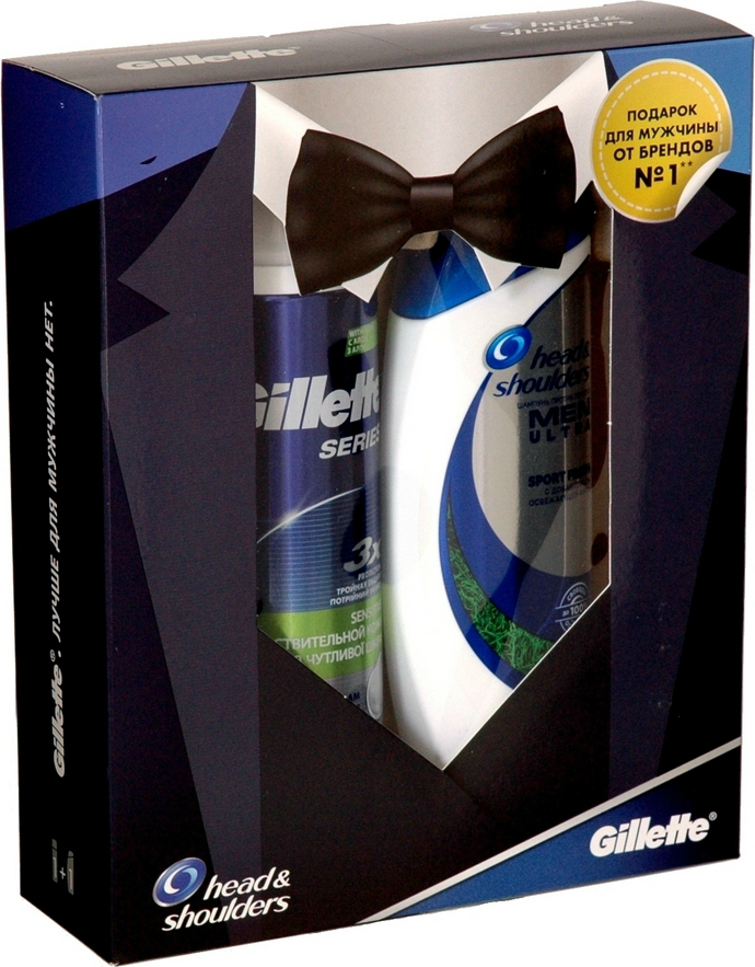 ПН/МУЖ. HEAD&SHOULDERS (Шамп 400мл.Sports Fresh + Пена д/б Sensitive)