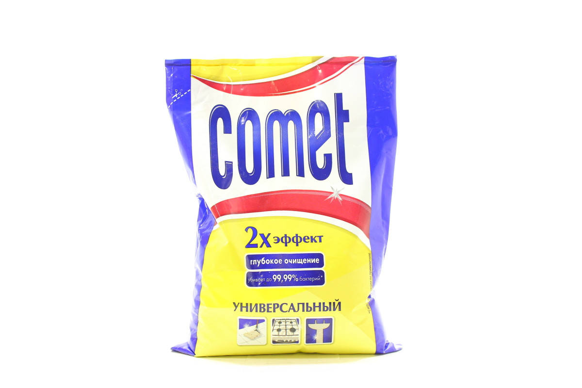 Ср-во Комет 400г. Нежность рук лимон пакет